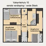 Prázdninový dům 15 Op Recreatiepark De Wielen Sint Maarten